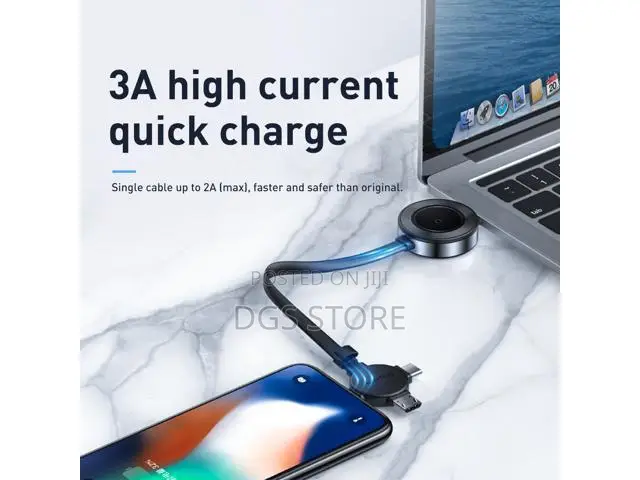 Baseus Star Ring Series Cable 4in1 Wireless Charging Cable