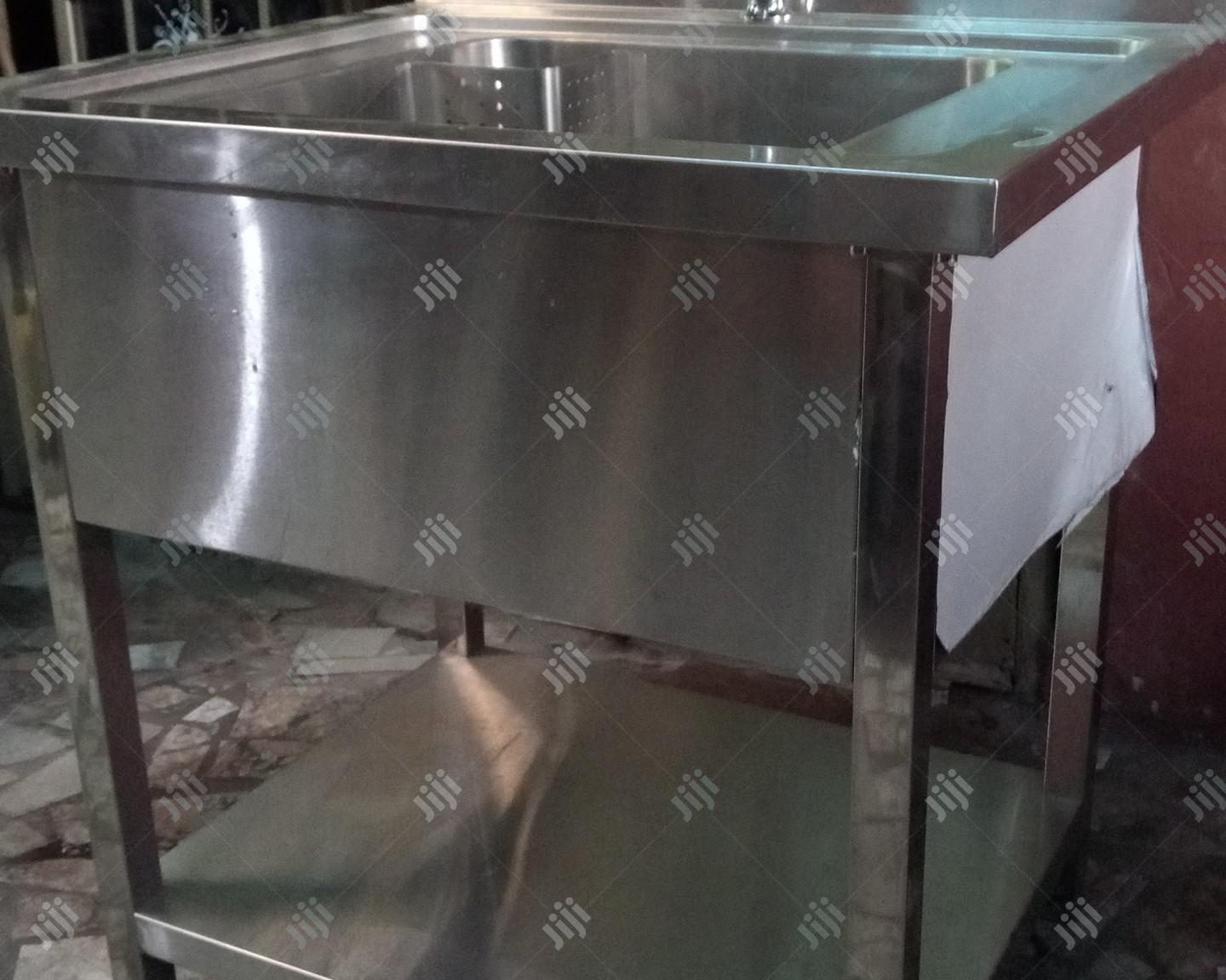 Industrial Stainless Sink One Bowl For Kitchen/Bar