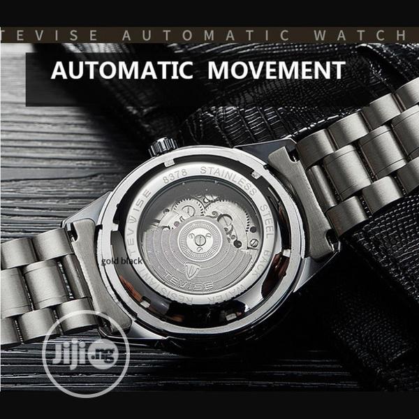 TEVISE Automatic Waterproof Men Watches Tourbillon Mechanical Skeleton