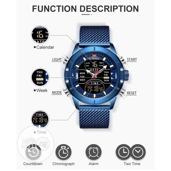 NAVIFORCE Men's Waterproof Digital Military Sports Watch