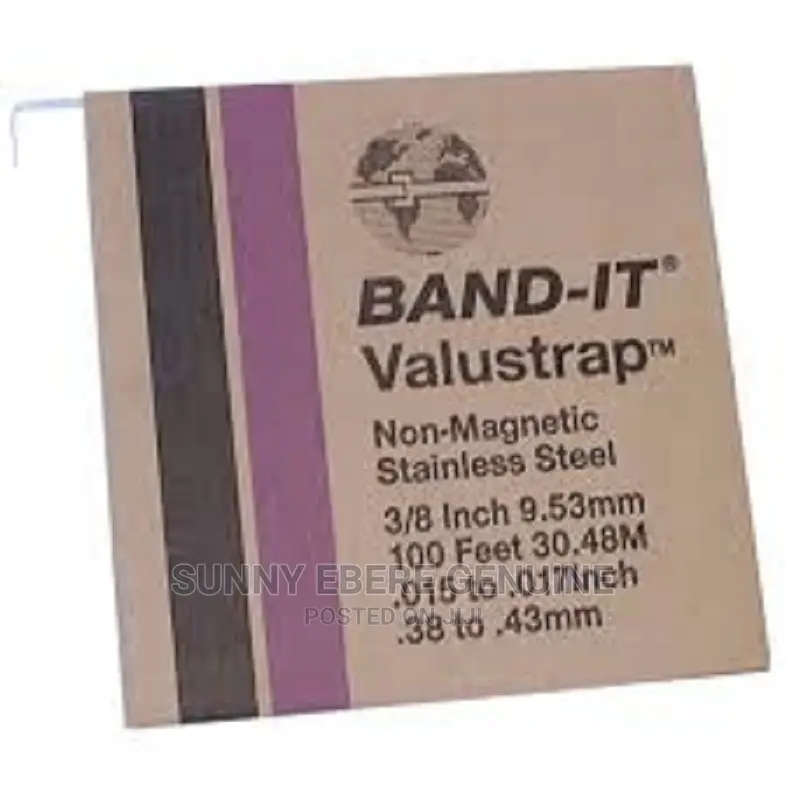 BAND-IT Stainless Steel Valustrap 15.8mm X 30M, Non- Magn