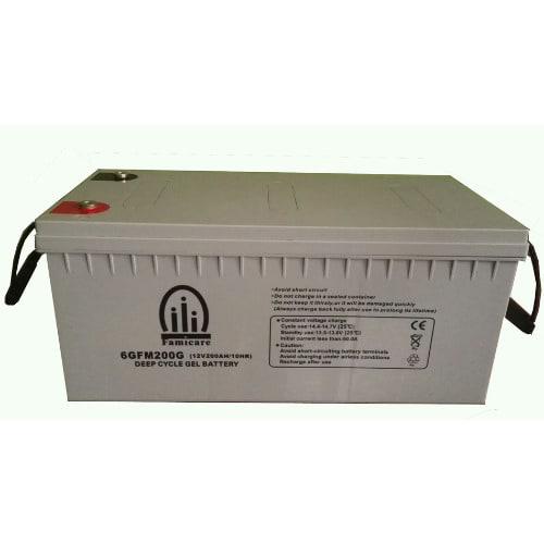 Famicare Deep Cycle Gel Battery - 200ah