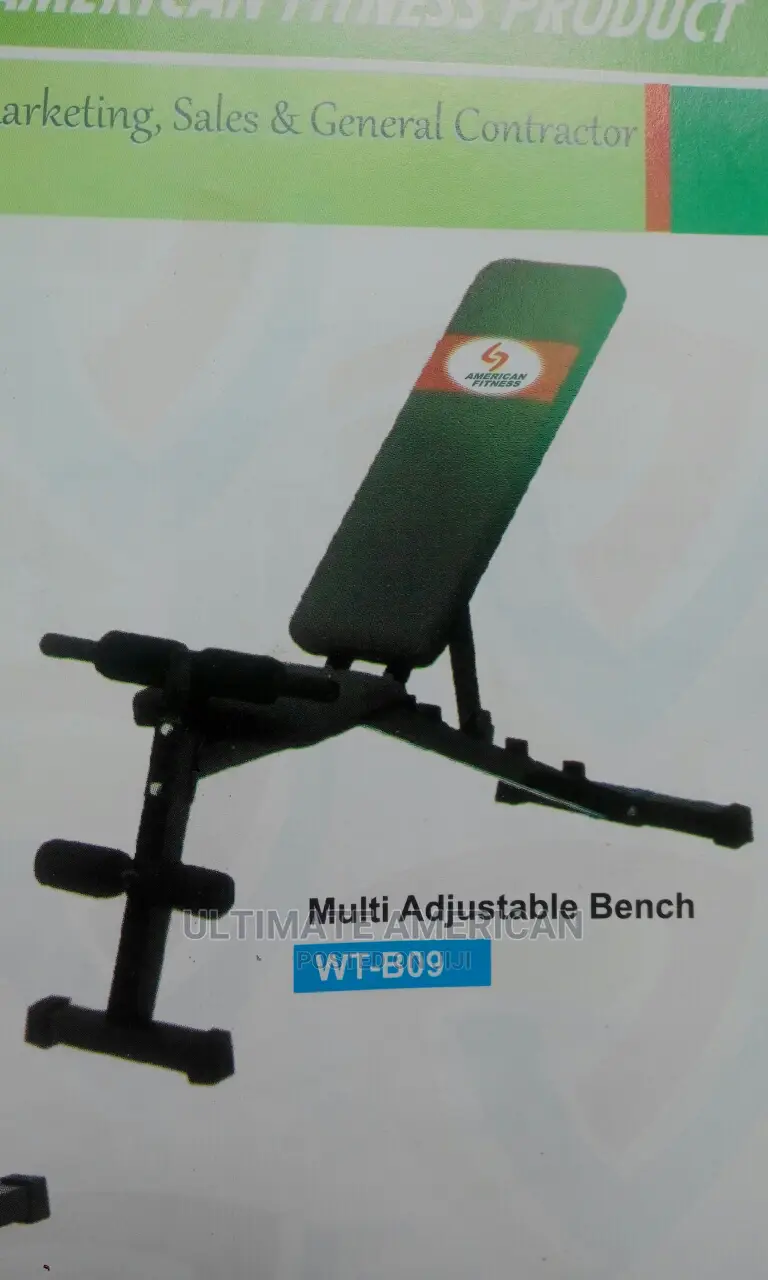 American Fitness Imported Brand New Adjustable Setup Bench