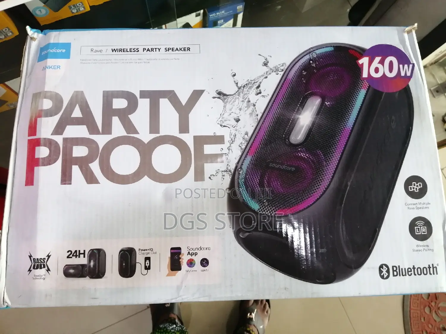 Anker Soundcore Rave Party Wireless Speaker 160w