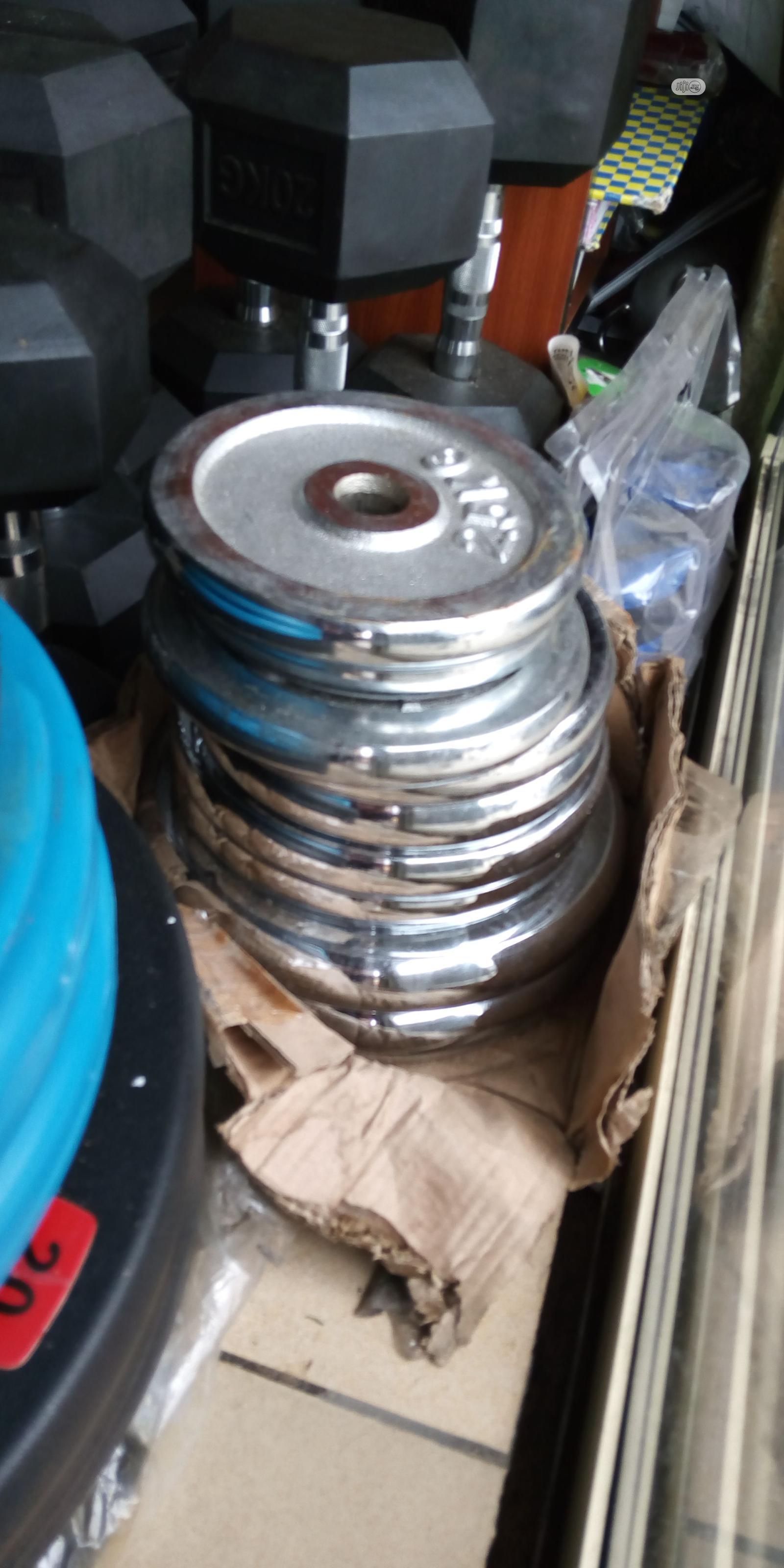 Standard 100kg Chrome Dumbbell With Bar