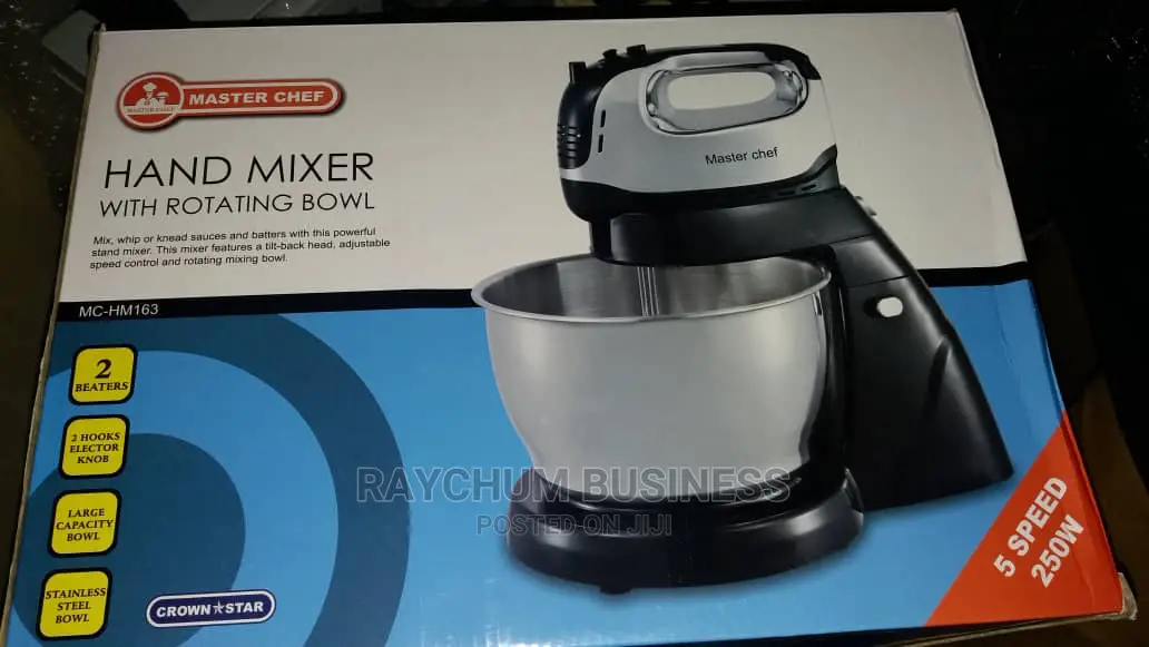 Master Chef Mixer With Rotating Bowl