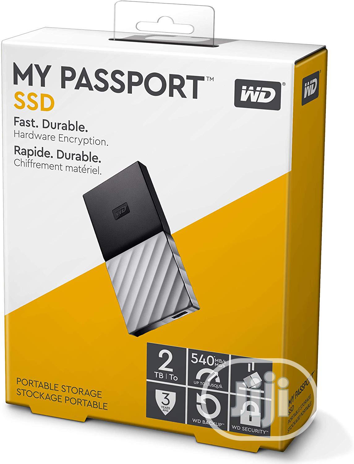 WD 2TB My Passport SSD External Portable Drive,USB 3.1,Up