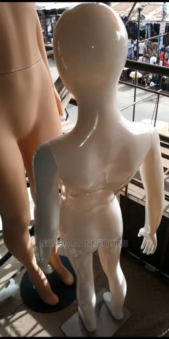 Unisex Children Glossy White Dipslay Mannequinsss