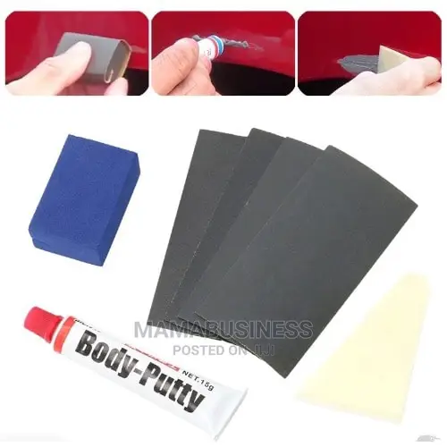 2 in 1 Body Compound + Body Putty Car Scratch Repair Kit