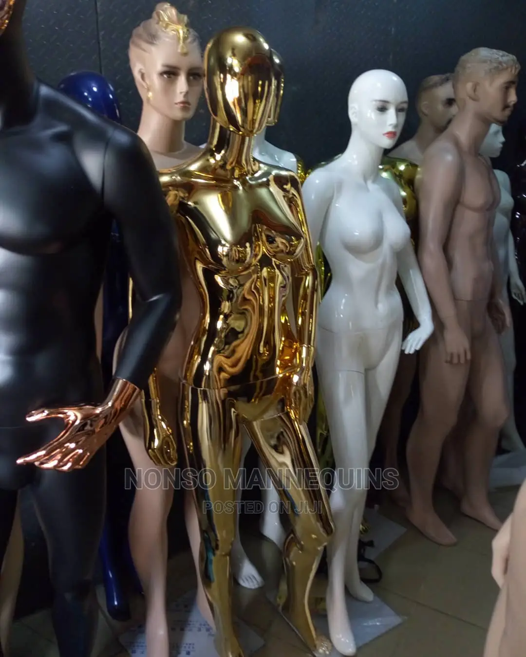 Glossy White Female Fashion Model Mannequins Display
