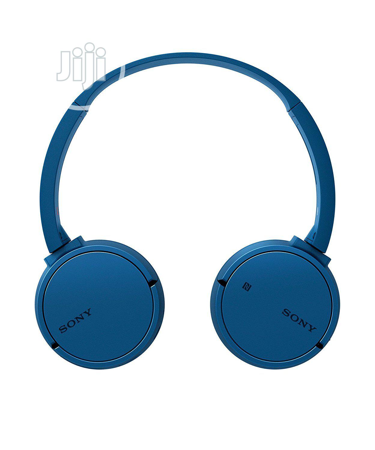 Sony Mdr-Zx220bt Wireless Bluetooth Nfc Headphones - Blue