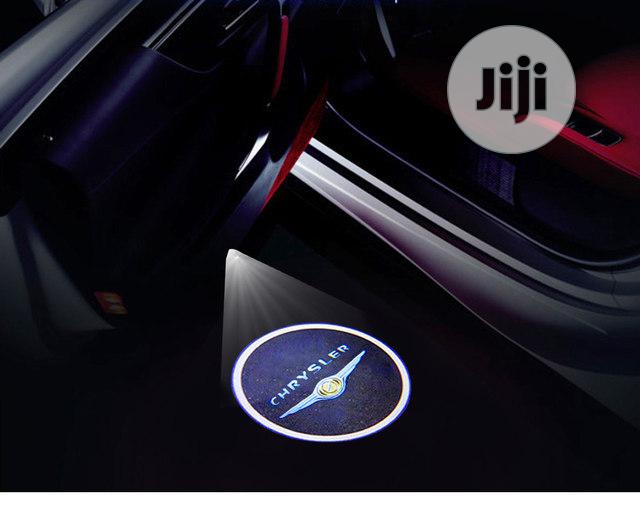 2x Car Door Logo Ghost Shadow Lights Chrysler