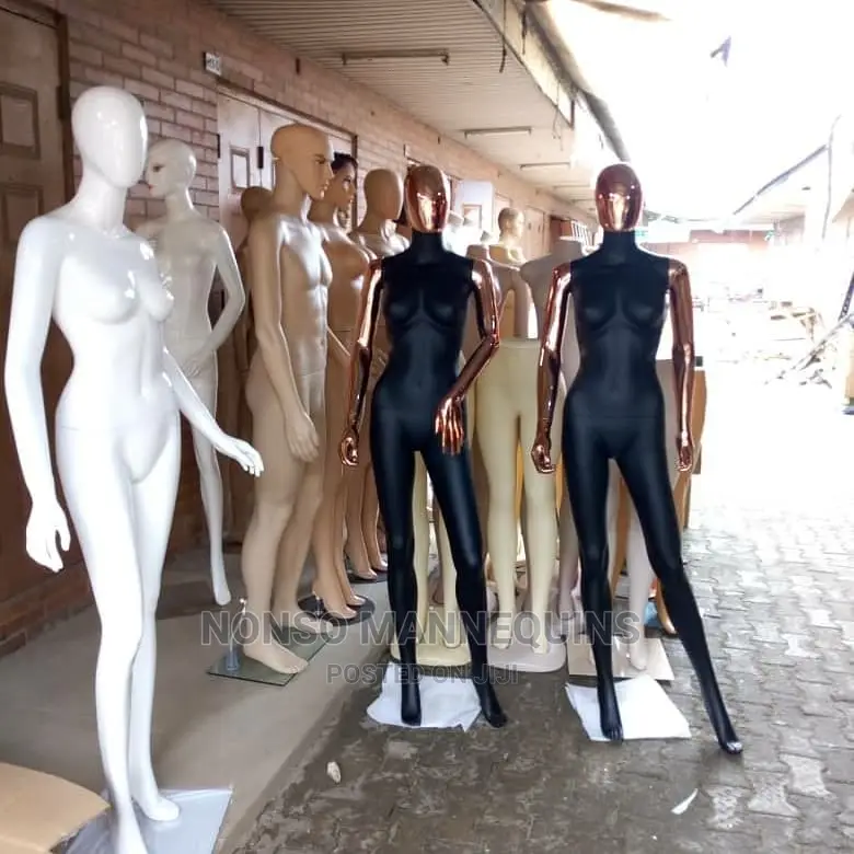 Black Rose Gold Full Body Female Mannequin