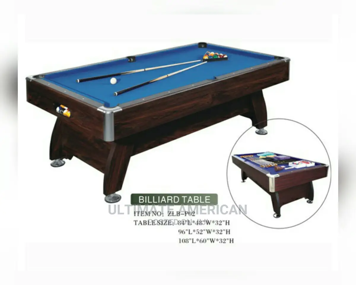Brand New Imported Stricker Butterfly Snooker Board 7fit By 4fit
