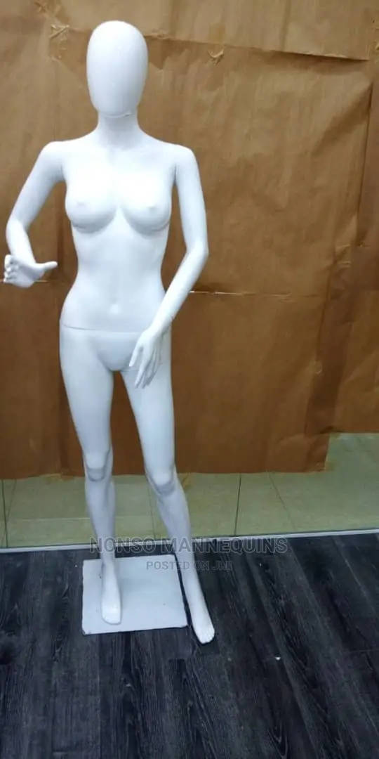 Glossy White Female Display Mannequin