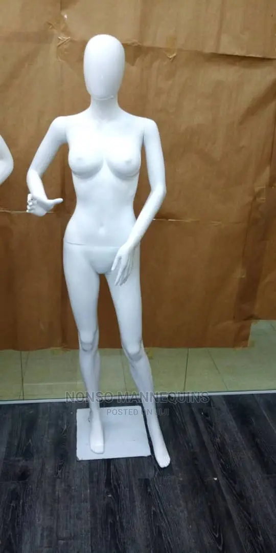 Glossy White Female Display Mannequin