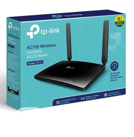Tp-Link Ac750 Wireless Dual Band 4g Lte Router -Archer Mr200