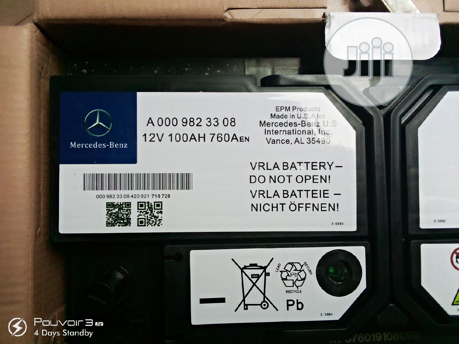 Mercedex Battetry 100ahs