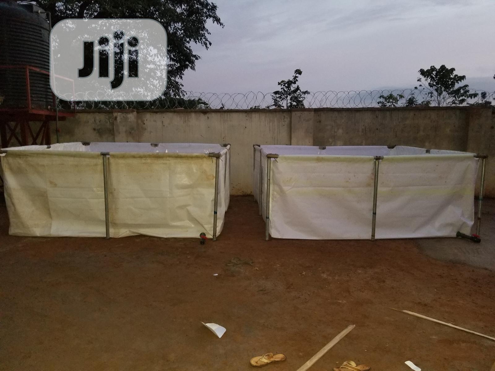 Tarpaulin Fish Pond With 10 Years Gauranty.