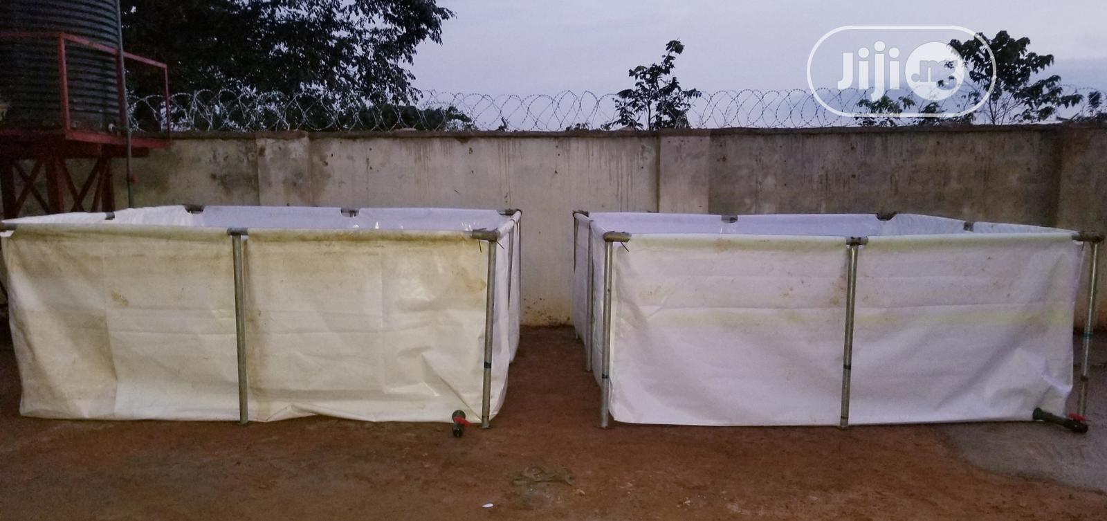 Tarpaulin Fish Pond With 10 Years Gauranty.