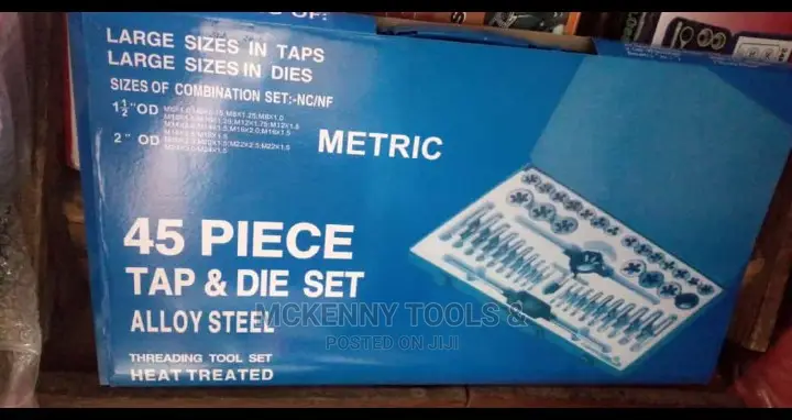 46 Pieces Tap and Die Set (Alloy Steel)