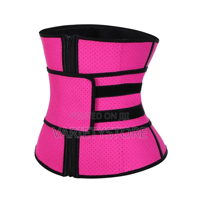 High Compression Zipper Latex Waist Trainer Belt