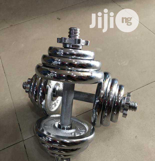 20kg Adjustable Dumbbell Chromed
