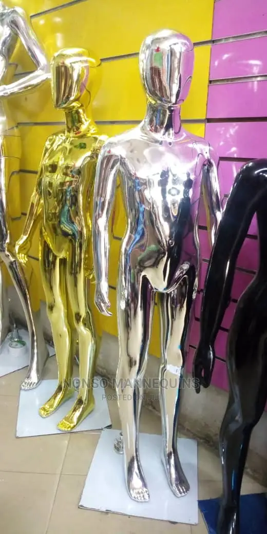 Chrome, Black, Ashes Colour Unisex Children Mannequins
