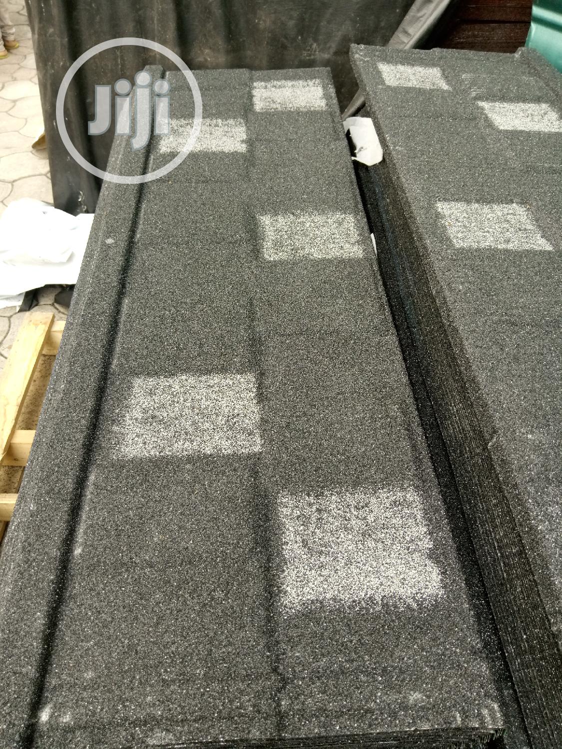 Black And White Shingle Stone Coated Roof Tile From Sylverkings.