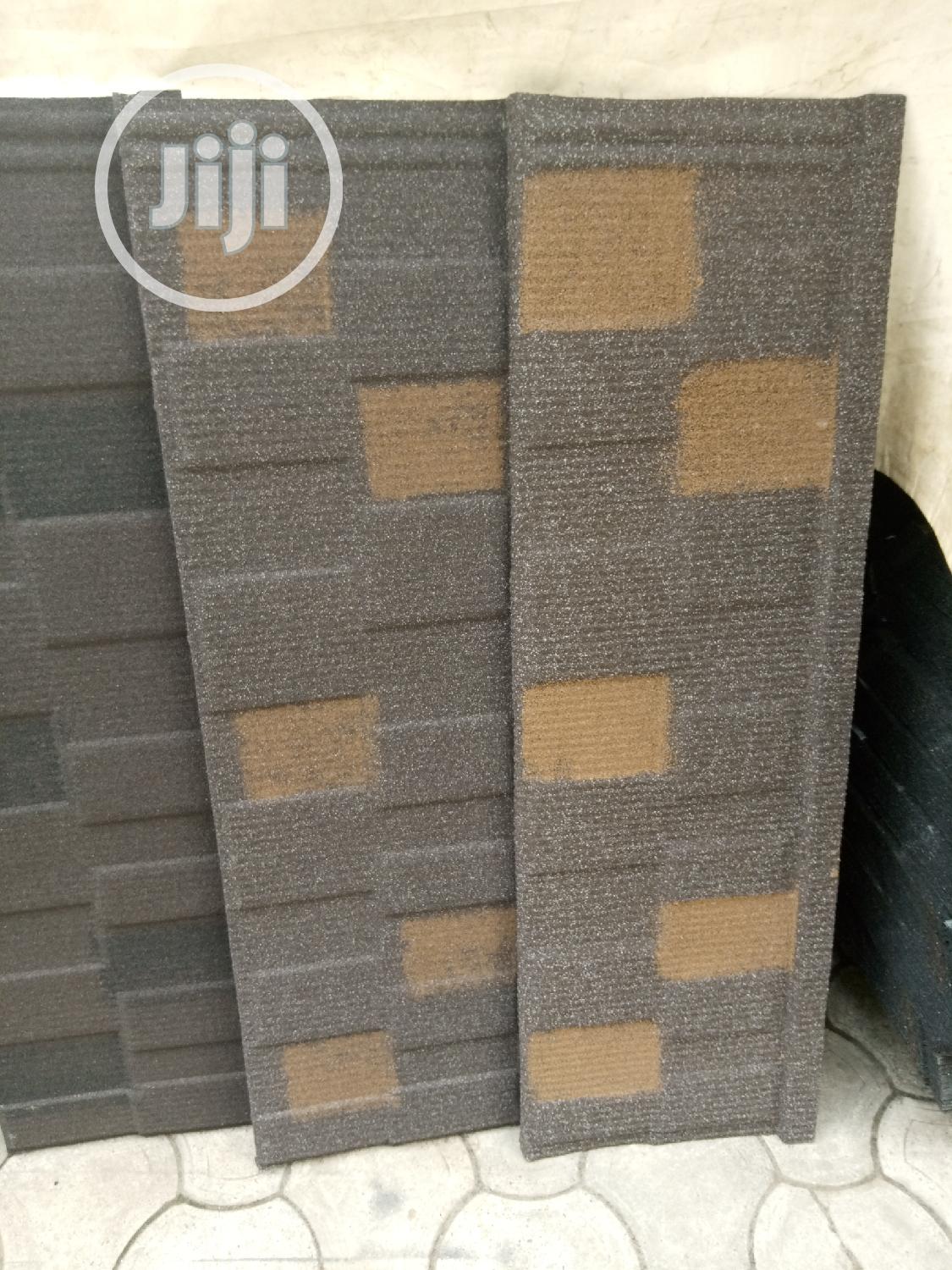 Black And White Shingle Stone Coated Roof Tile From Sylverkings.
