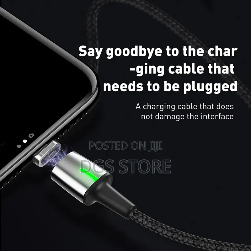 Baseus Zinc Magnetic Cable Kit Ip +Type C +Micro