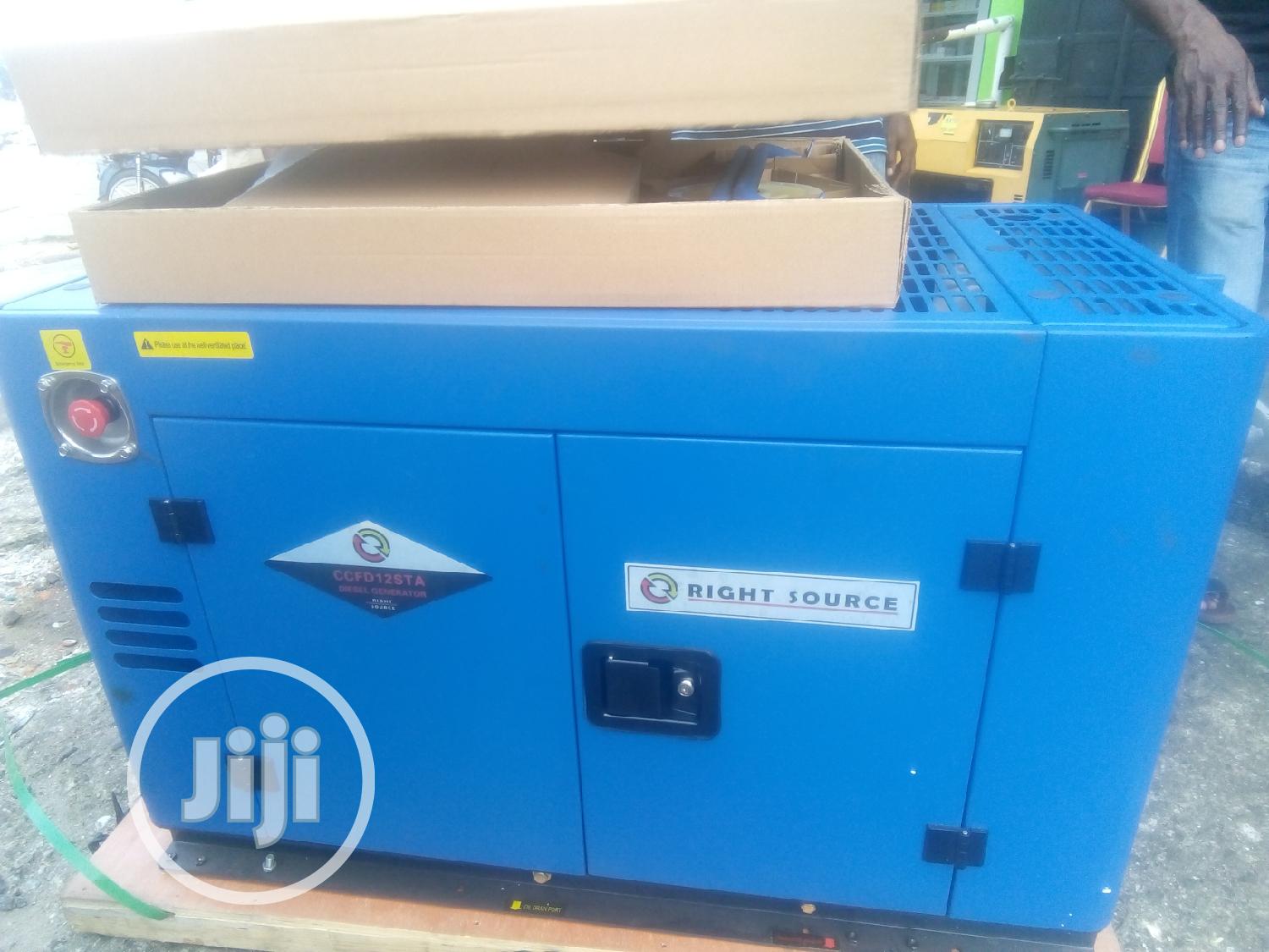 13kva Right Source Diesel Gen Set With Radiator Is Available