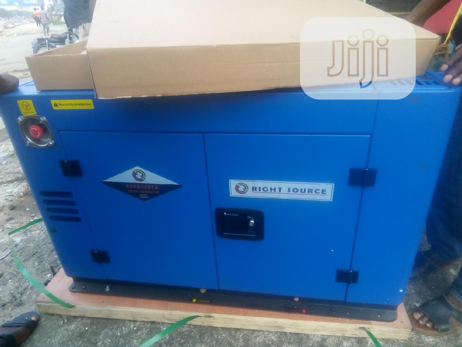 13kva Right Source Diesel Gen Set With Radiator Is Available