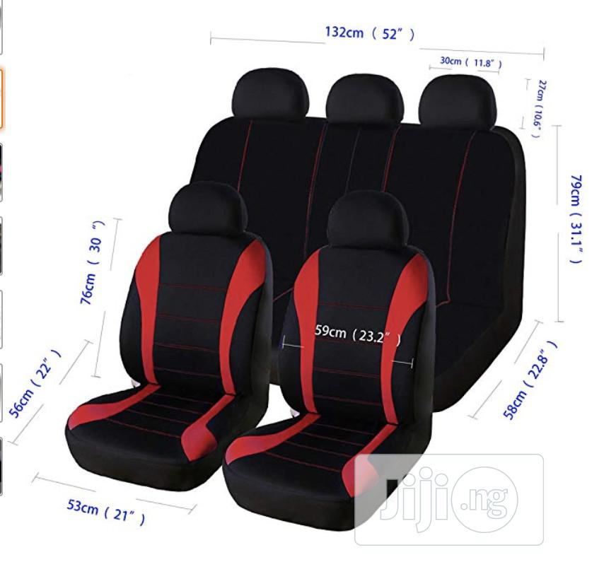 Car Seat Covers Full Set - Breathable Mesh Cloth Automotive