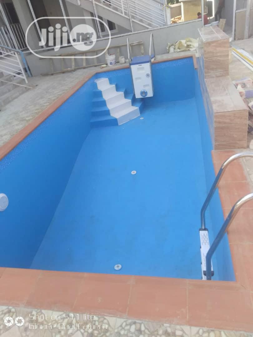 Swimming Pool With A Massaging Effect For Hydro Therapy
