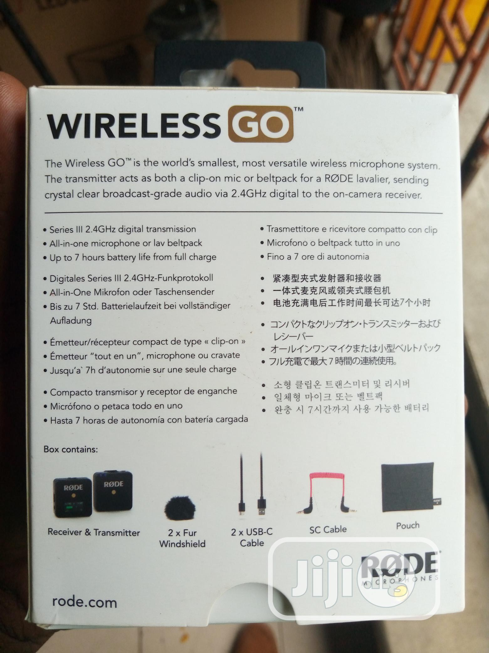 RODE "GO" Compact Wireless Microphone System