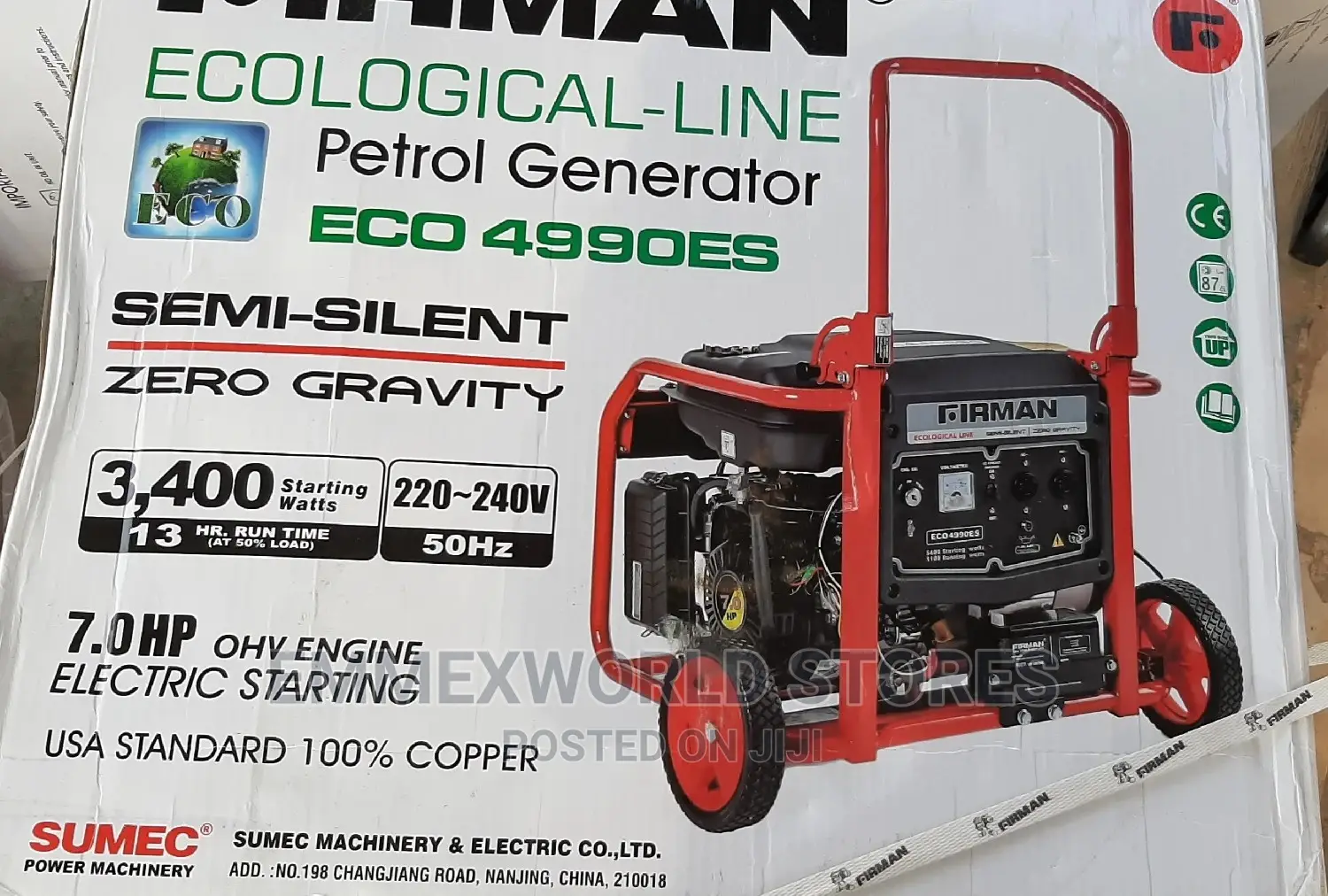 Firman Generator Set Eco 4990es