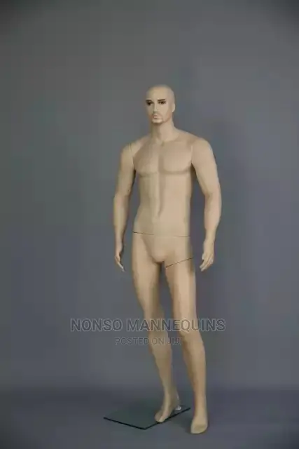 Skin Colour Male Bald Head Display Mannequin