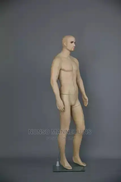 Skin Colour Male Bald Head Display Mannequin