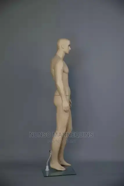 Skin Colour Male Bald Head Display Mannequin
