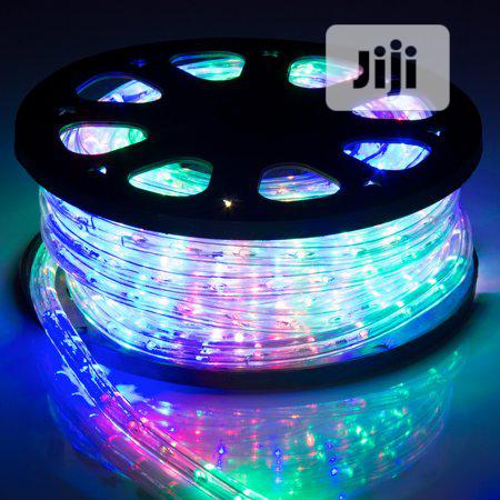 50m RGB LED Rope Round Lights Decorative Rainbow