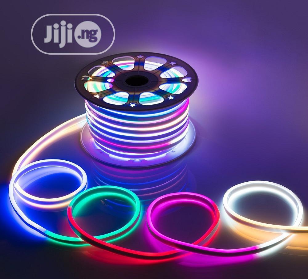 RGB Changing 120leds/M Led Neon Rope Light Outdoor +Indoor