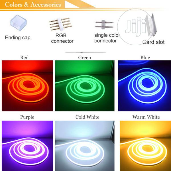 Warm White DC12V Flex LED Neon Rope Commercial Sign Holiday Decor