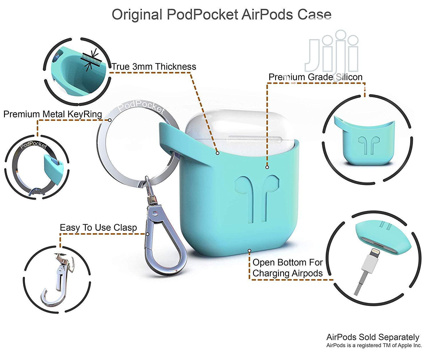 Pod Pocket Silicone Case For Earpods - Black