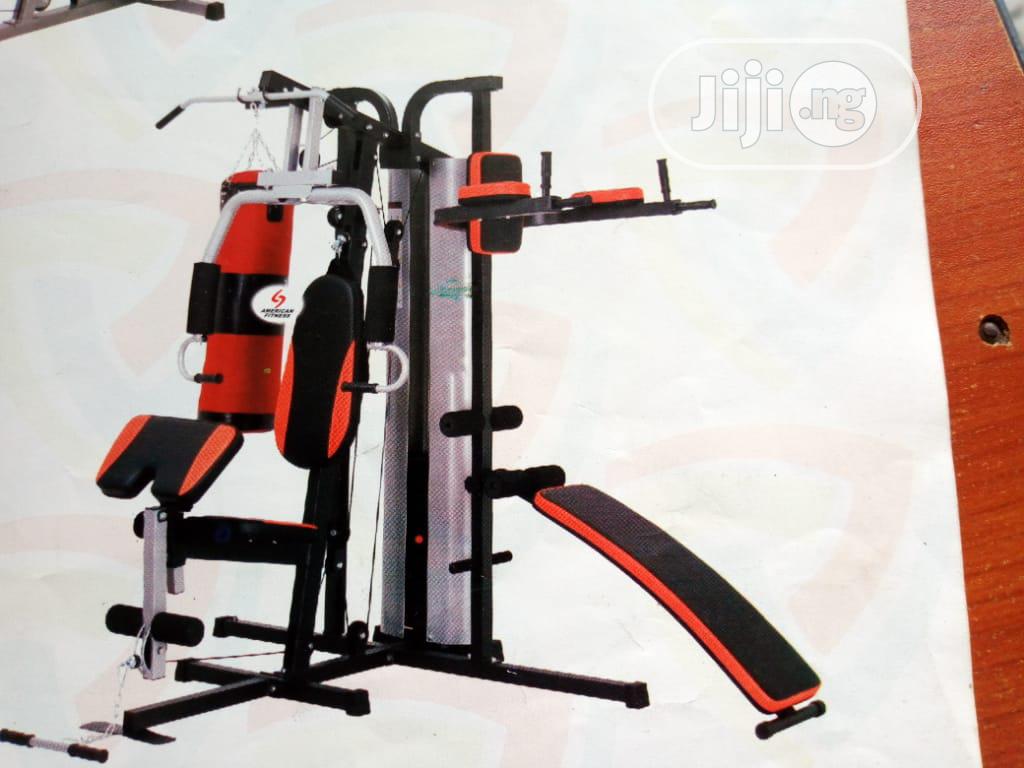 New Affordable Station Gym With Punching Bag