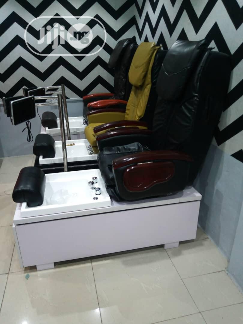 Pedicure Spa Chair Black
