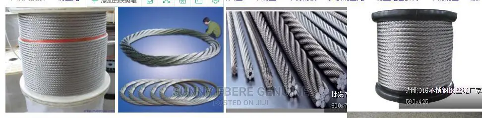 Authentic Sling Wire Rope 16mm Length