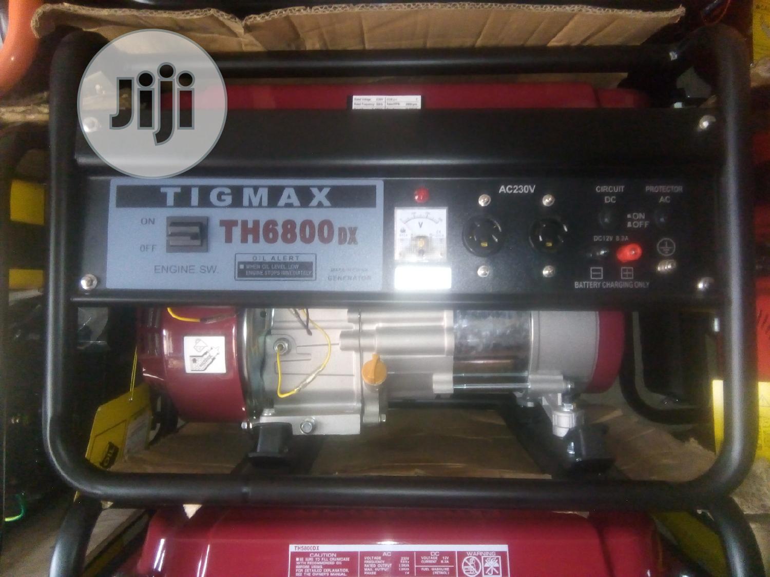 3.2kva 3.5kva Th6800dx Tigmax Petrol Generator