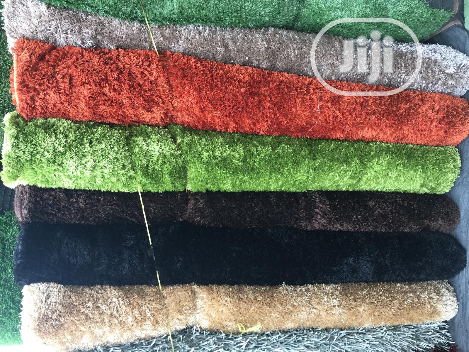 Plain Color Fluffy/Shaggy Center Rugs