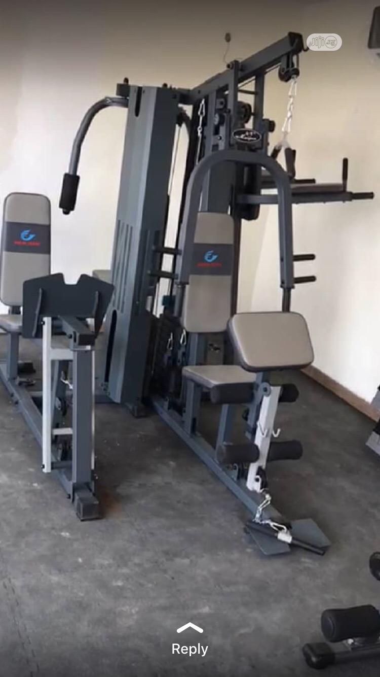 Brand New Five Multi Station GYM With Complete Accessories